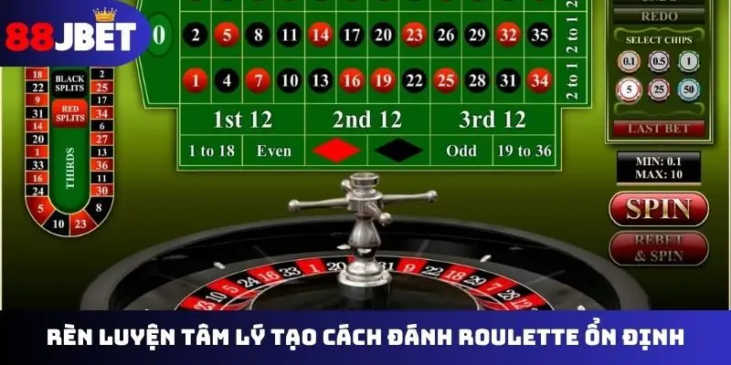 Rèn luyện tâm lý tạo cách đánh Roulette ổn định